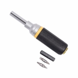 Klein® 32558 6-in-1 Ratcheting Multi-Bit Screwdriver/Nutdriver