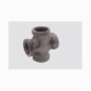 Southland® 521-003 Pipe Cross, 1/2 in, NPT, 150 lb, Malleable Iron, Black Oxide