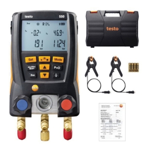 Testo 0563 1550 Testo 550 Digital Manifold Kit With Bluetooth