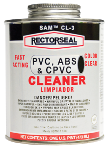 Clear PVC Cleaner Qt Sam Cl-3l 55727
