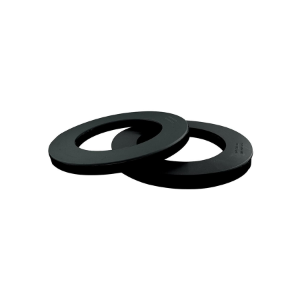 2in PVC FGV Face Plt ASSY Rnd Blk 1738