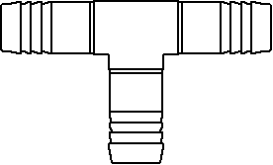 3/8in X 3/8in Barb Nylon Coupling