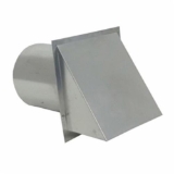 Auer Steel | Galv Wall Vent 6in W/damper & Screen