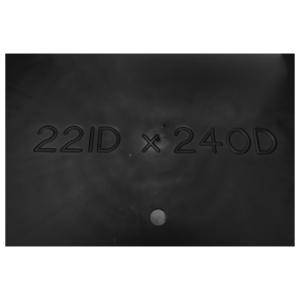 22inID Plastic WH DrainPan W/1in PVC Fit