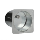 Make-up air kit w/ 6in prssr relief damp