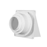 Modular wall vent 4-6 inch - White