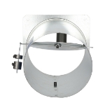 Make-up air kit w/ 6in prssr relief damp