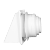 Modular wall vent 4-6 inch - White