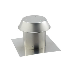 Alum Roof Cap For Flat Roof Up To 8in