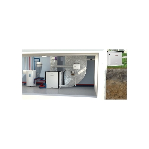 Bosch Greentherm™ SM036-1CSN-F Greensource CDi Geothermal Heat Pump, 2 to 6 ton Nominal, 44100 Btu/hr Heating, 36100 Btu/hr Cooling, 208 to 230 VAC 60 Hz 1 ph, 13 SEER, Domestic