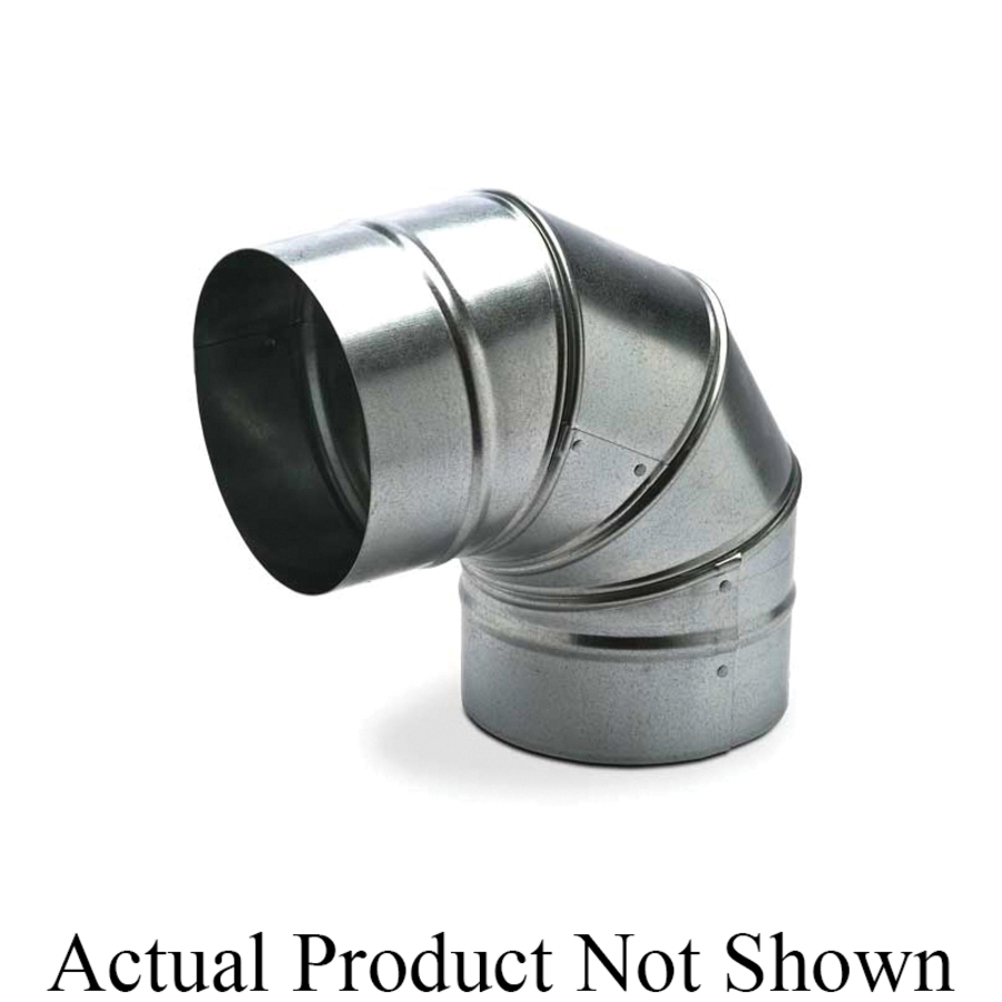 14x8 Round Reducer Duct Fitting - 26 Gauge Galvanized Steel HVAC Transition