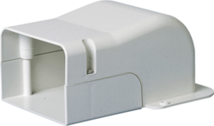 6in Wall Penetration Cover White