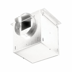 Broan® LoSone Select® L150L In-Line Straight Through Ceiling Exhaust Ventilator, 120 VAC, 1.3 A, 6 in Duct, 147 cfm, Galvanized Steel Housing, Domestic