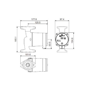 Grundfos 99287244 Alpha 1 High-Efficiency Variable-Speed Circulator