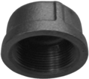 3/4in Cap Black