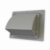 111783 Wall In/ex 6in Ltgry Plastic Vent