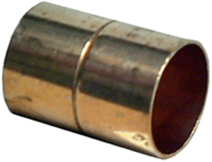 Streamline® WB01034 Rolled Stop Coupling, 3/4 in, C x C, Copper, Domestic