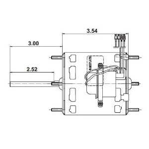 Comm Refrig Multi Hp 115/230 Volt Motor