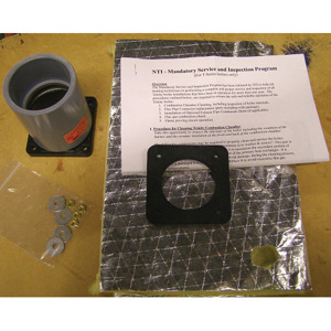 Flue Pipe Connector With Gasket