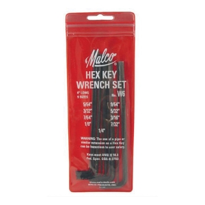 Hex Key L-Wrench Set 9pc