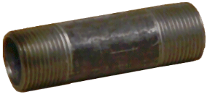 3/4x6 Nipple Black