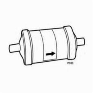 Totaline® P503-85411SSFD Standard Capacity Suction Line Filter Drier With Dual Access Valve