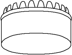 8in Collar Plain  #013